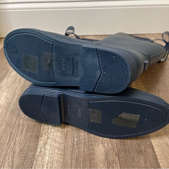 Brand new Adriana New York Navy Blue High Shaft Rainboots w/Org Box - Picture 5 of 9